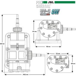 JBL PROCRISTAL UV-C Compact plus - 5 Watt
