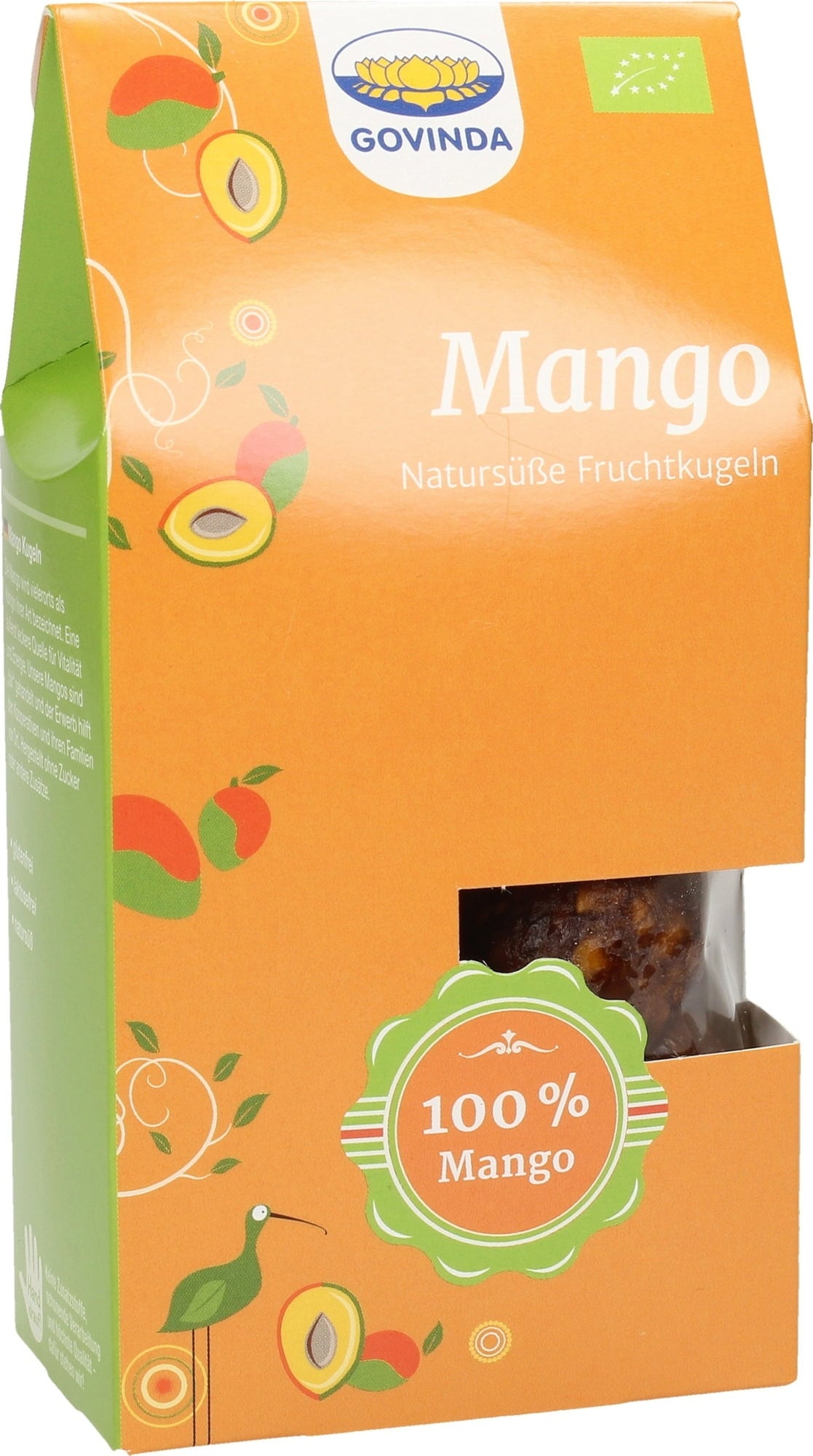 Govinda Mango Fruchtkugeln Bio