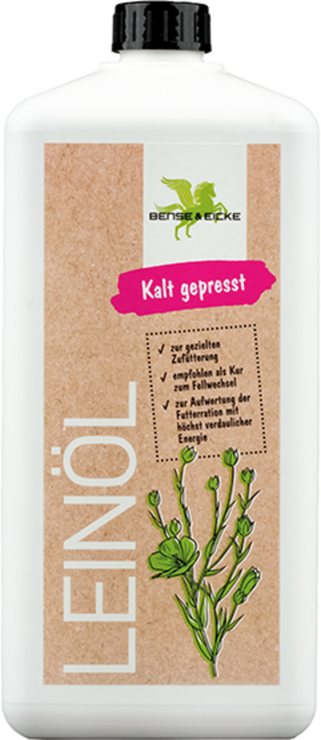Leinöl kalt gepresst, 1.000 ml