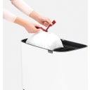 Bo Touch Bin 11 + 23 Liter mit 2 Kunststoffeinsätzen - White