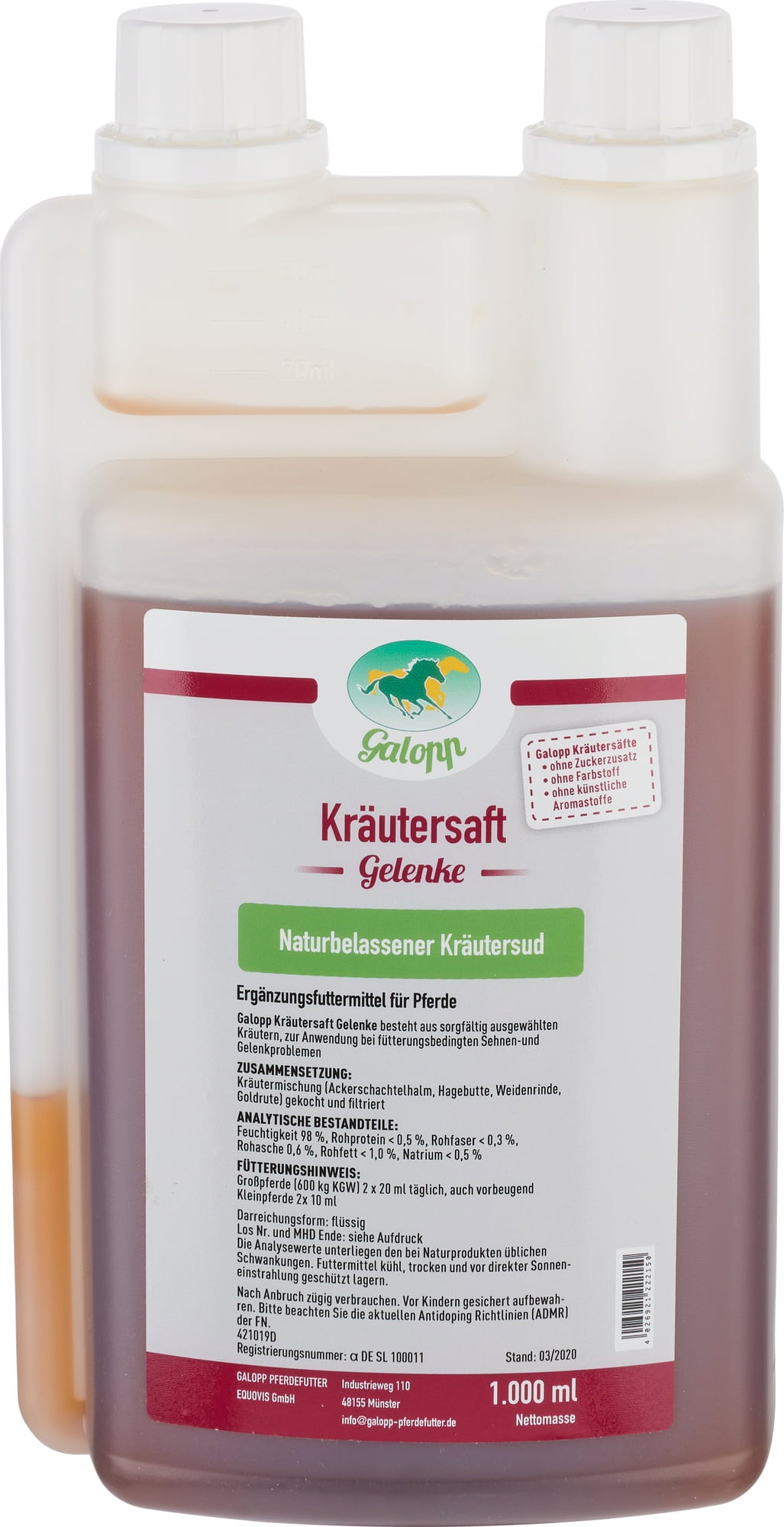Kräutersaft Gelenke, 1 l