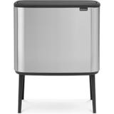 Bo Touch Bin 11 + 23 Liter mit 2 Kunststoffeins&auml;tzen