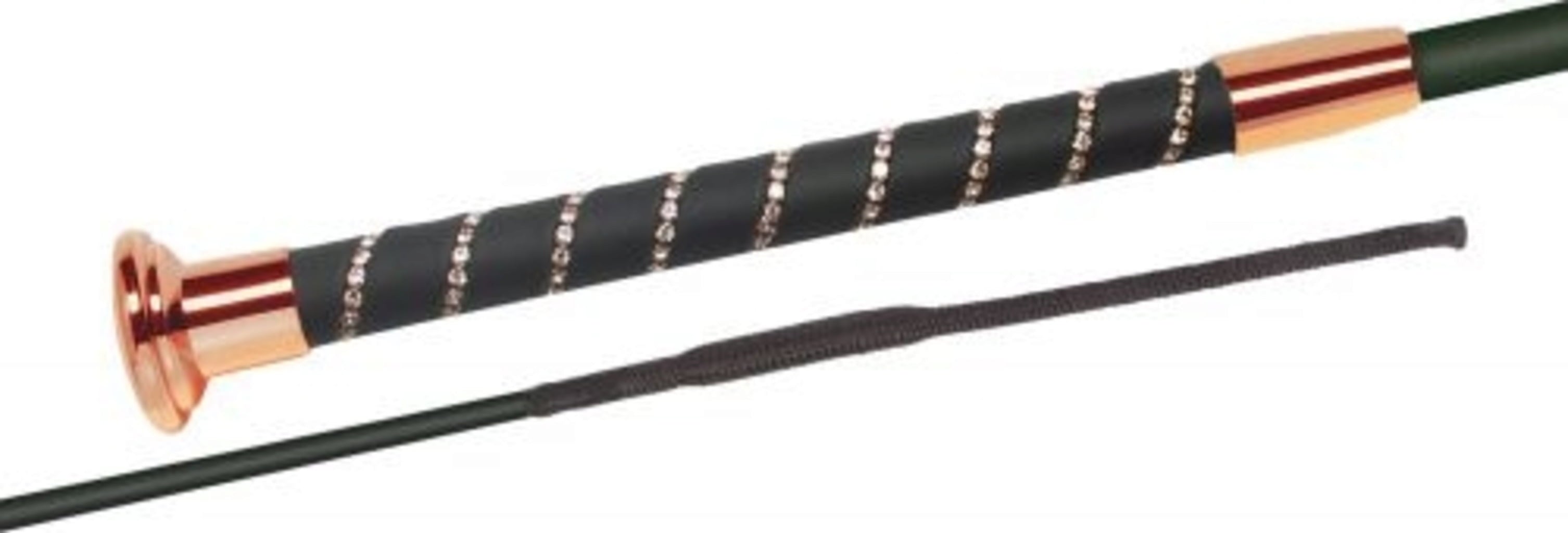 FLECK Dressurgerte Silktouch Crystal rosegold