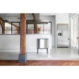 Bo Touch Bin 11 + 23 Liter mit 2 Kunststoffeinsätzen - Matt Steel Fingerprint Proof