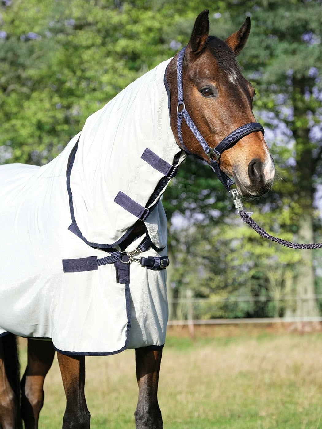 Paddock-Fliegendecke SUPERB silber (navy)