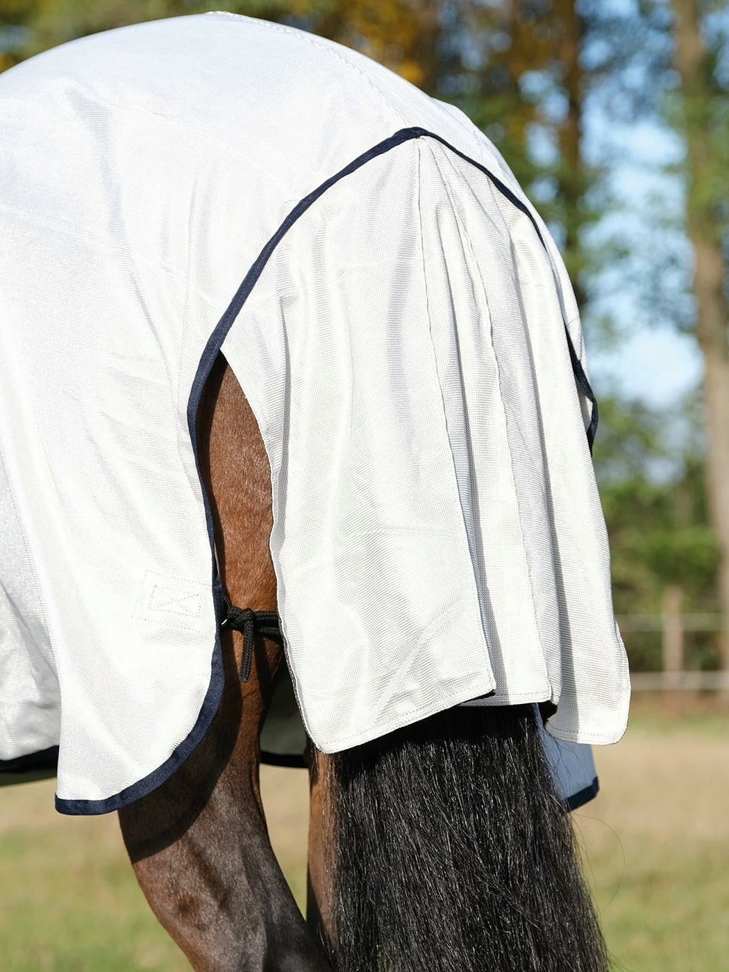 Paddock-Fliegendecke SUPERB silber (navy)