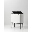 Bo Touch Bin 3 x 11 Liter mit 3 Kunststoffeinsätzen - White