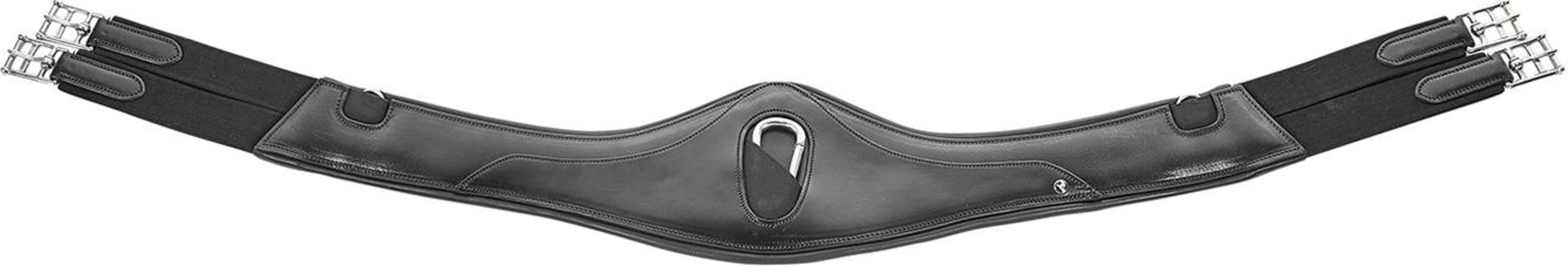 Sattelgurt ''LIVORNO-LONG'' elastisch schwarz