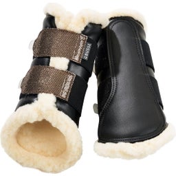 Gamaschen ST. GEORGES GLITTER schwarz/bronze