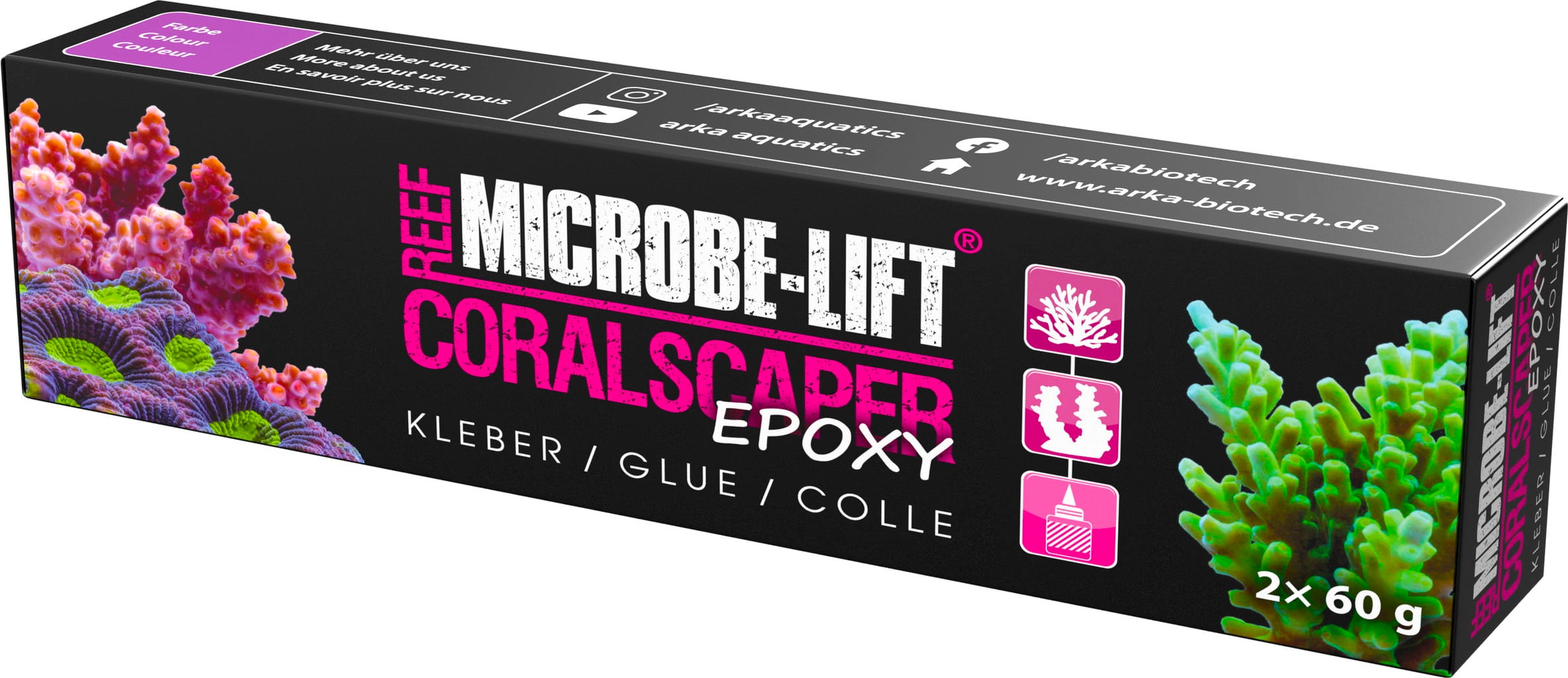 Coralscaper Epoxy - Korallenkleber (2x60g)