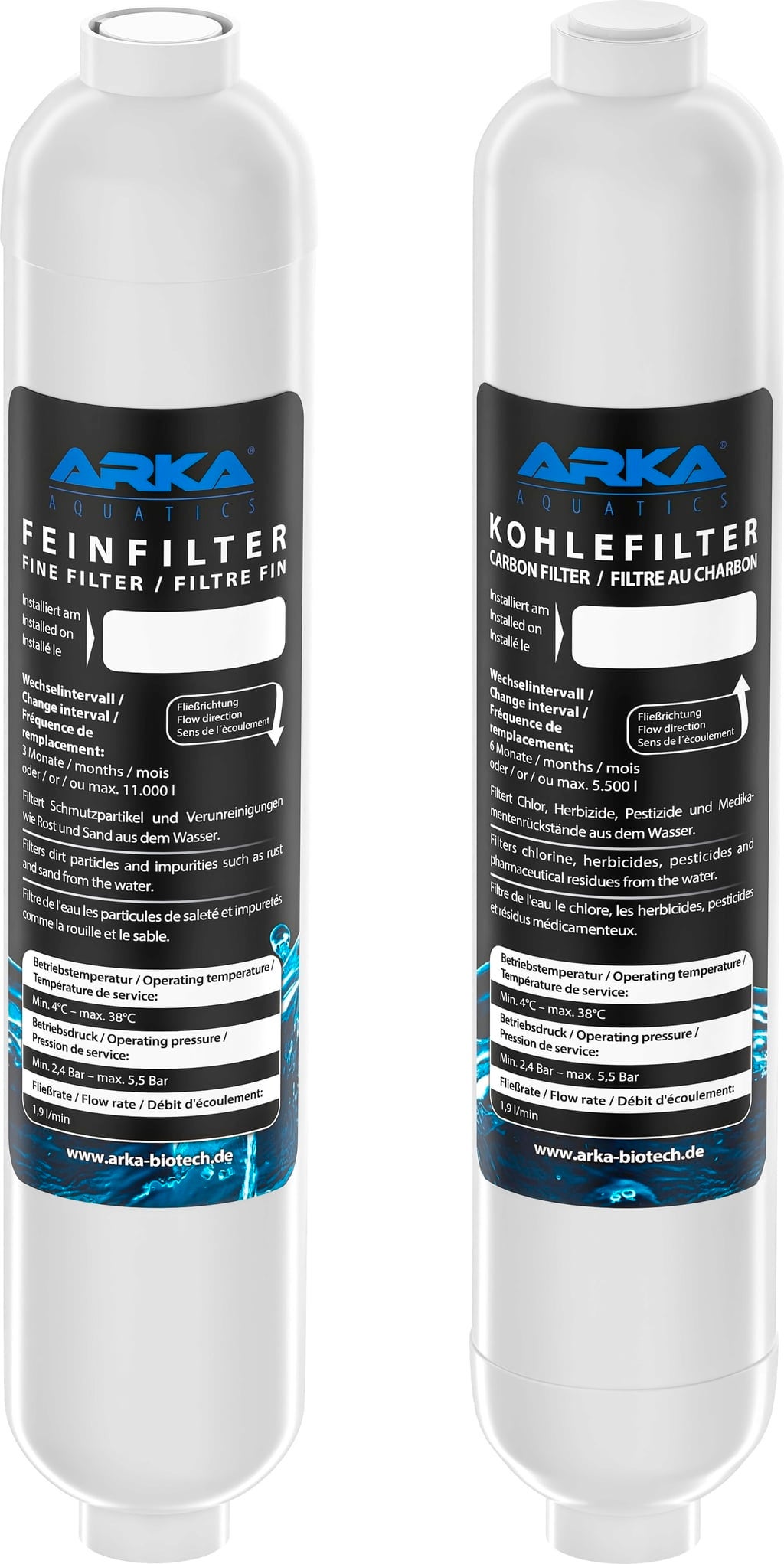 ARKA myAqua 190/380 Fein- und Kohlefilter-Set - 1 Stk