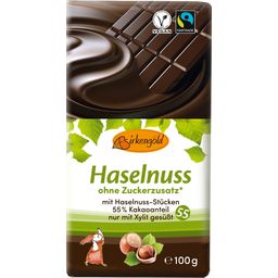 Zartbitter Haselnussschokolade - 100 g