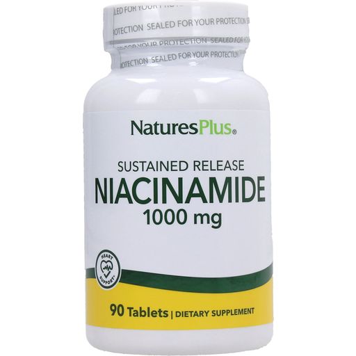 NaturesPlus® Niacinamide 1000 mg S/R - 90 Tabletten