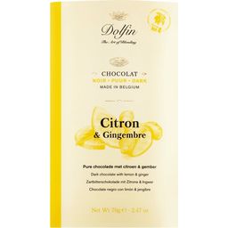 Zartbitterschokolade mit Zitrone und Ingwer - 70 g
