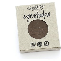 PuroBIO Cosmetics Compact Eye Shadow REFILL - 14 Kaltes Braun (matt) REFILL