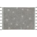 Lorena Canals Baumwoll-Teppich Hippy Stars - Stars Grey