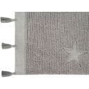 Lorena Canals Baumwoll-Teppich Hippy Stars - Stars Grey