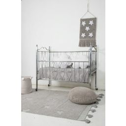 Lorena Canals Baumwoll-Teppich Hippy Stars - Stars Grey