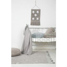 Lorena Canals Baumwoll-Teppich Hippy Stars - Stars Grey