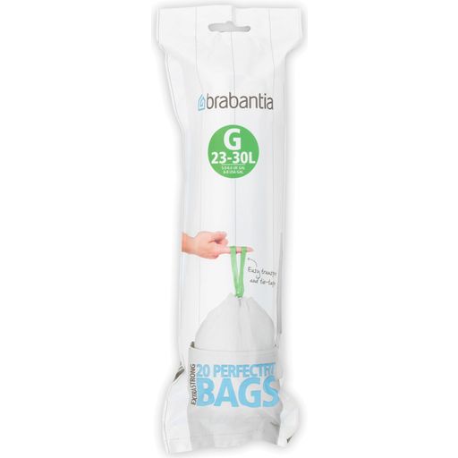 Brabantia PerfectFit Müllbeutel - Rollenverpackung - 23-30L (G) - 20 Stück