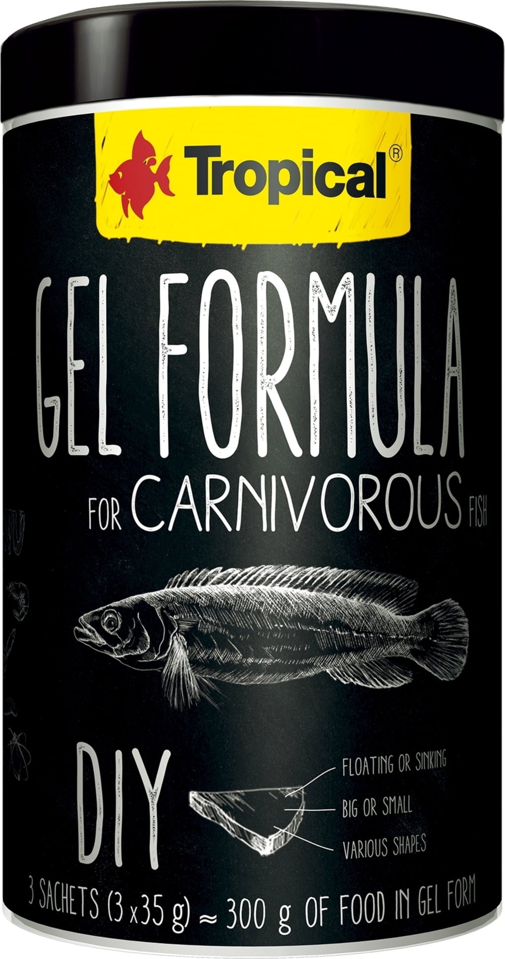 Tropical Gel Formula for Carnivorous Fish - 1.000 ml