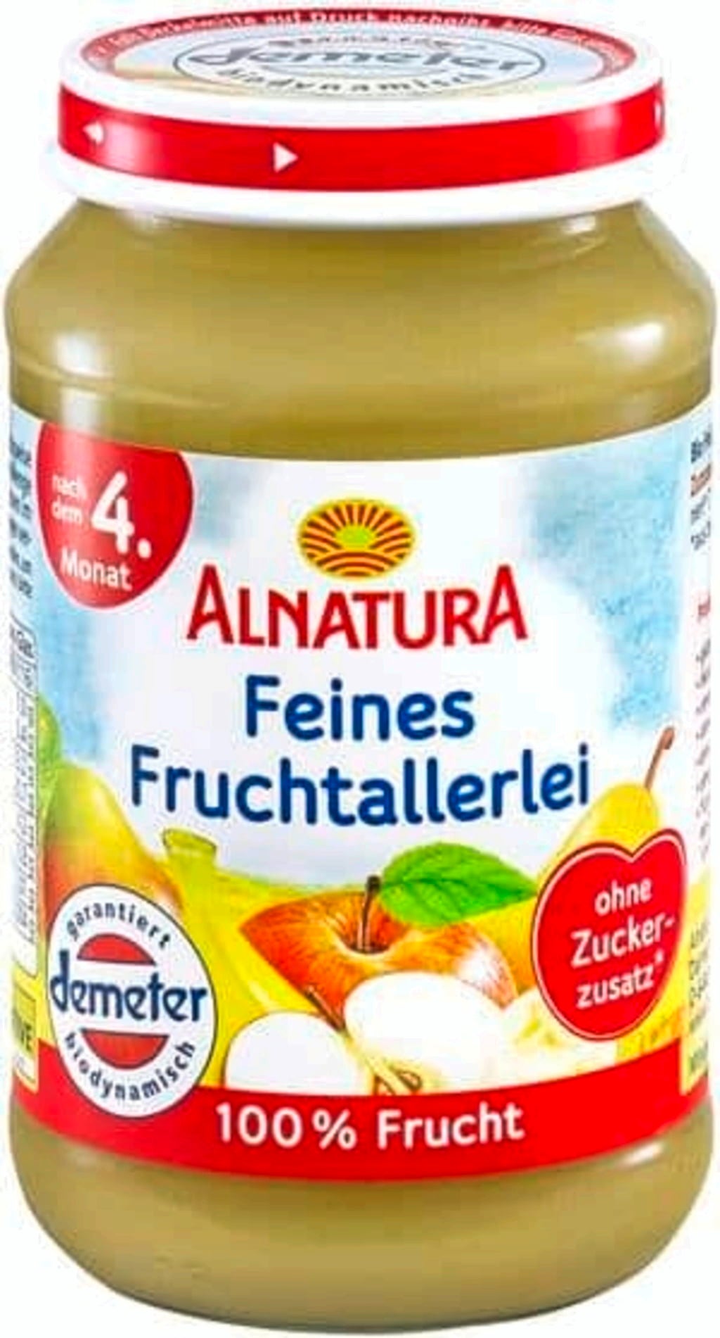 Bio Babygläschen Feines Fruchtallerlei, 190 g