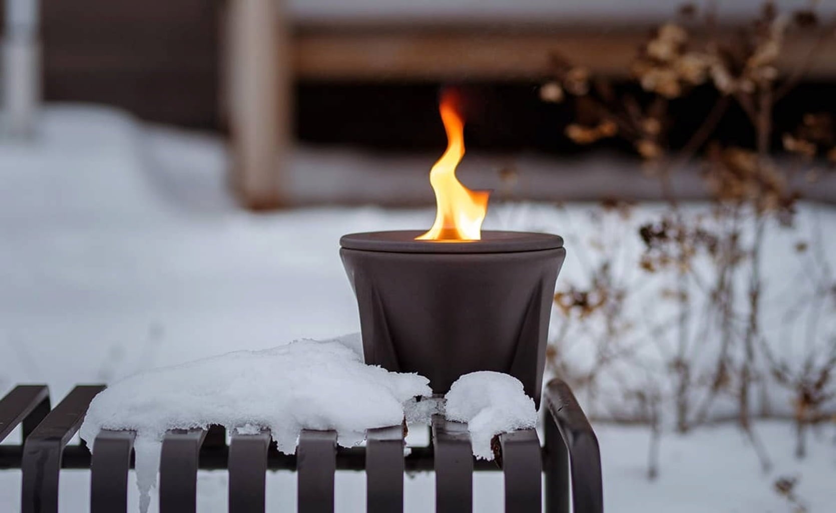 Winter- und Schutzhaube für Schmelzfeuer® Lavaschwarz - Groß - 1 Stk