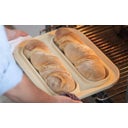 Baguettebäcker - Backplatte mit Rezeptheft - 1 Stk