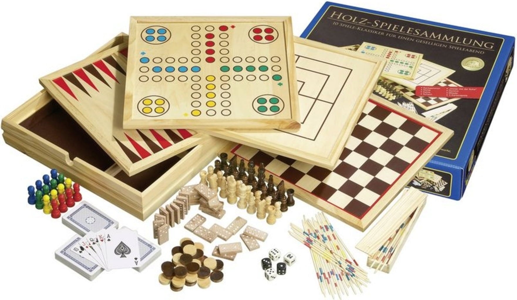 Philos Holz-Spielesammlung