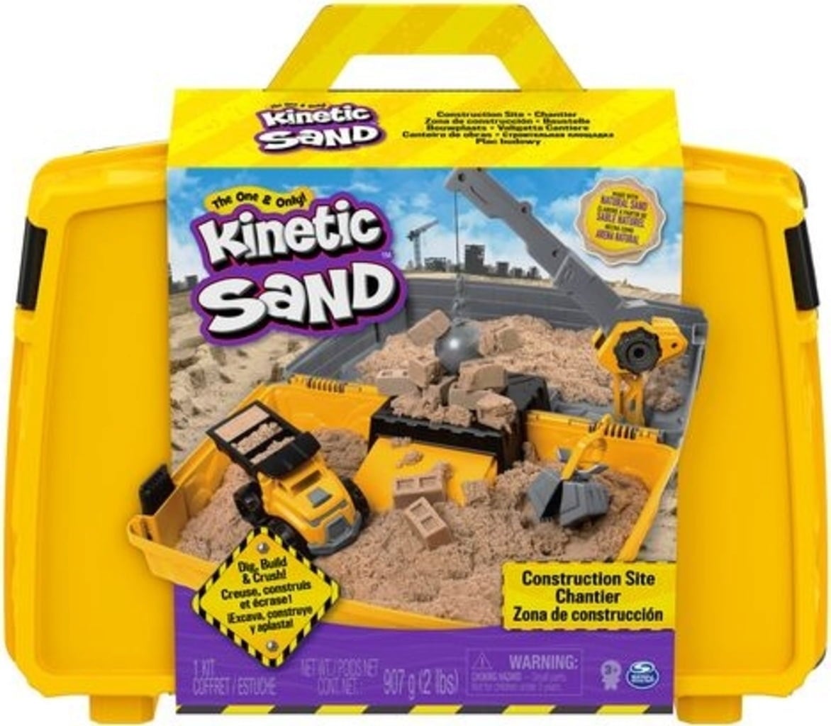 Spin Master Kinetischer Sand - Baustellen Sandbox