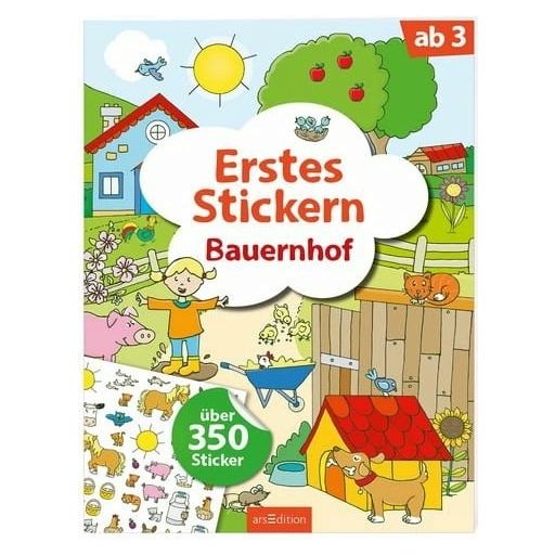 arsEdition Erstes Stickern - Bauernhof - 1 Stk
