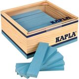 KAPLA Holzbausteine, hellblau, 40er Box