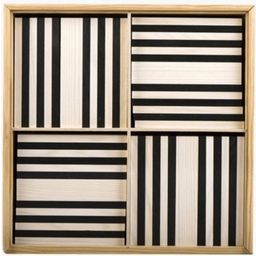 KAPLA Holzbausteine, schwarz/weiß, 100er Box