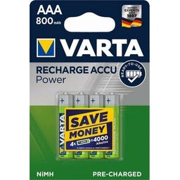 RECHARGE ACCU Power AAA 800 mAh - 4 Stück - 1 Stk