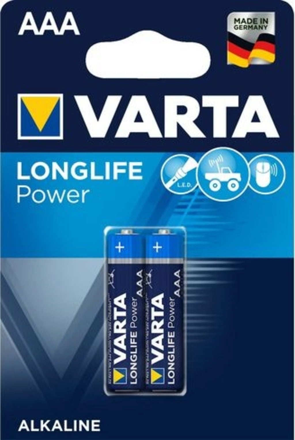 LONGLIFE Power Alkalinebatterie Micro AAA 1,5V - 2 Stück