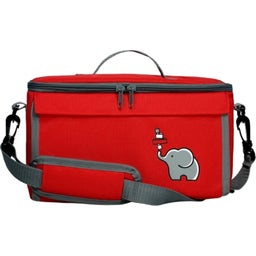 Baustein-Tasche S für kleine Klemmbausteine - feuerwehrrot