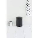 Treteimer Newicon 3 L mit Kunststoffeinsatz - Matt Black