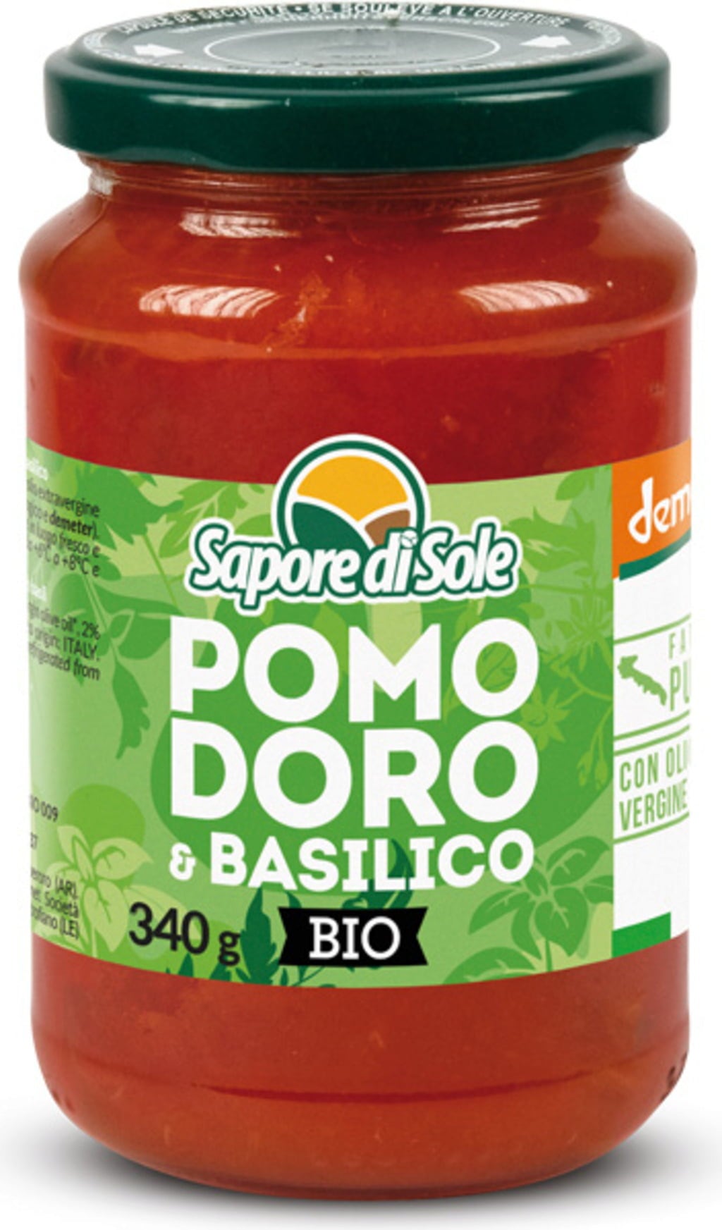 Sapore di Sole Sugo Tomaten & Basilikum bio