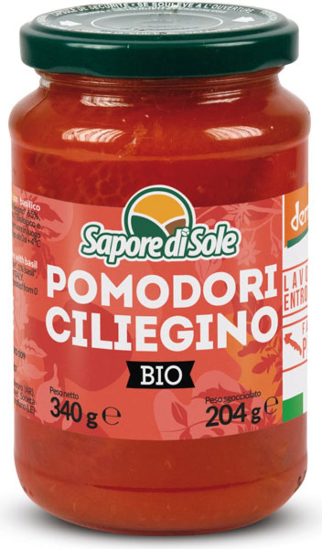 Sapore di Sole Cherry Tomaten im Glas bio