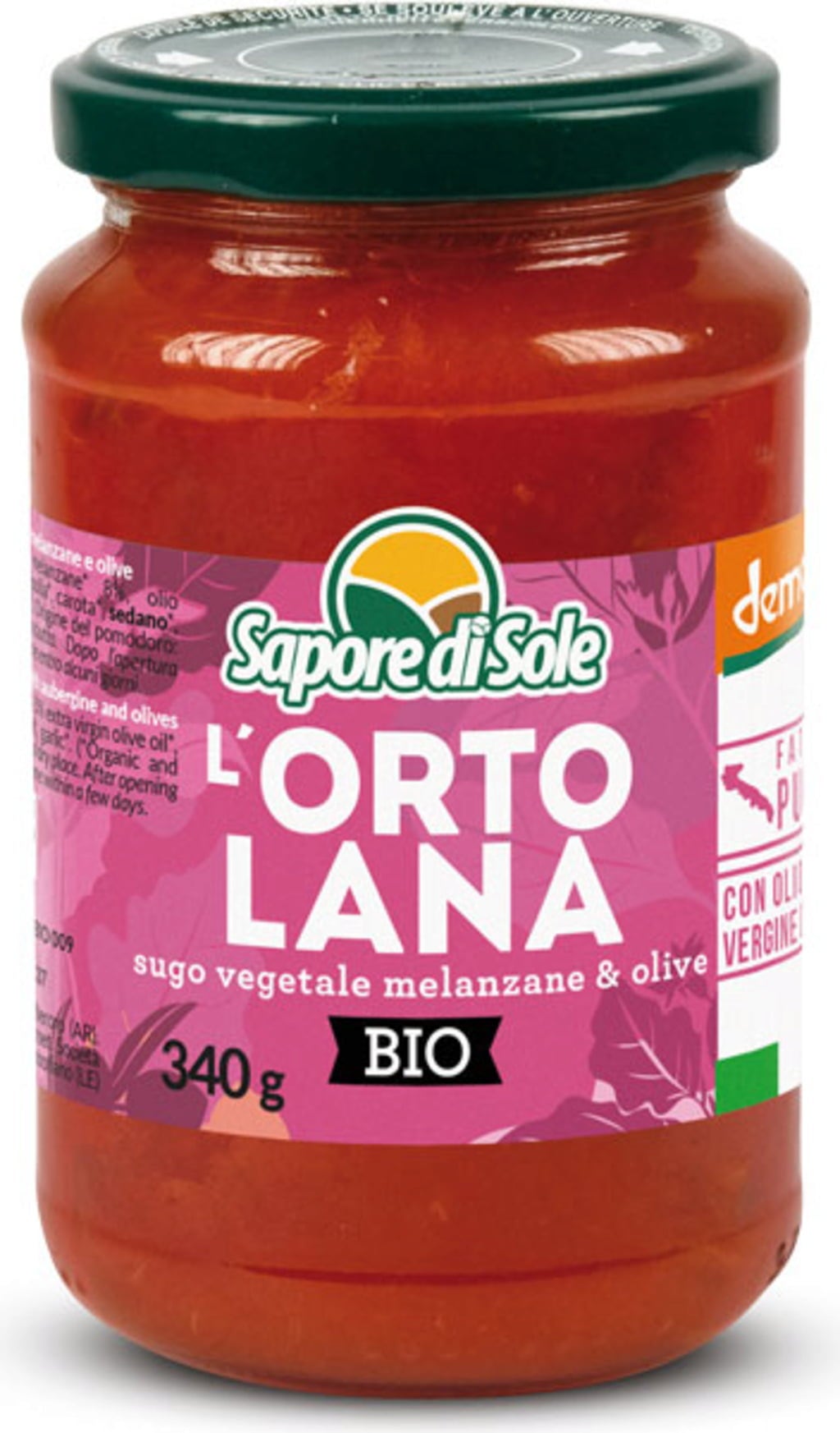 Sapore di Sole Sugo "L'Ortolana " bio