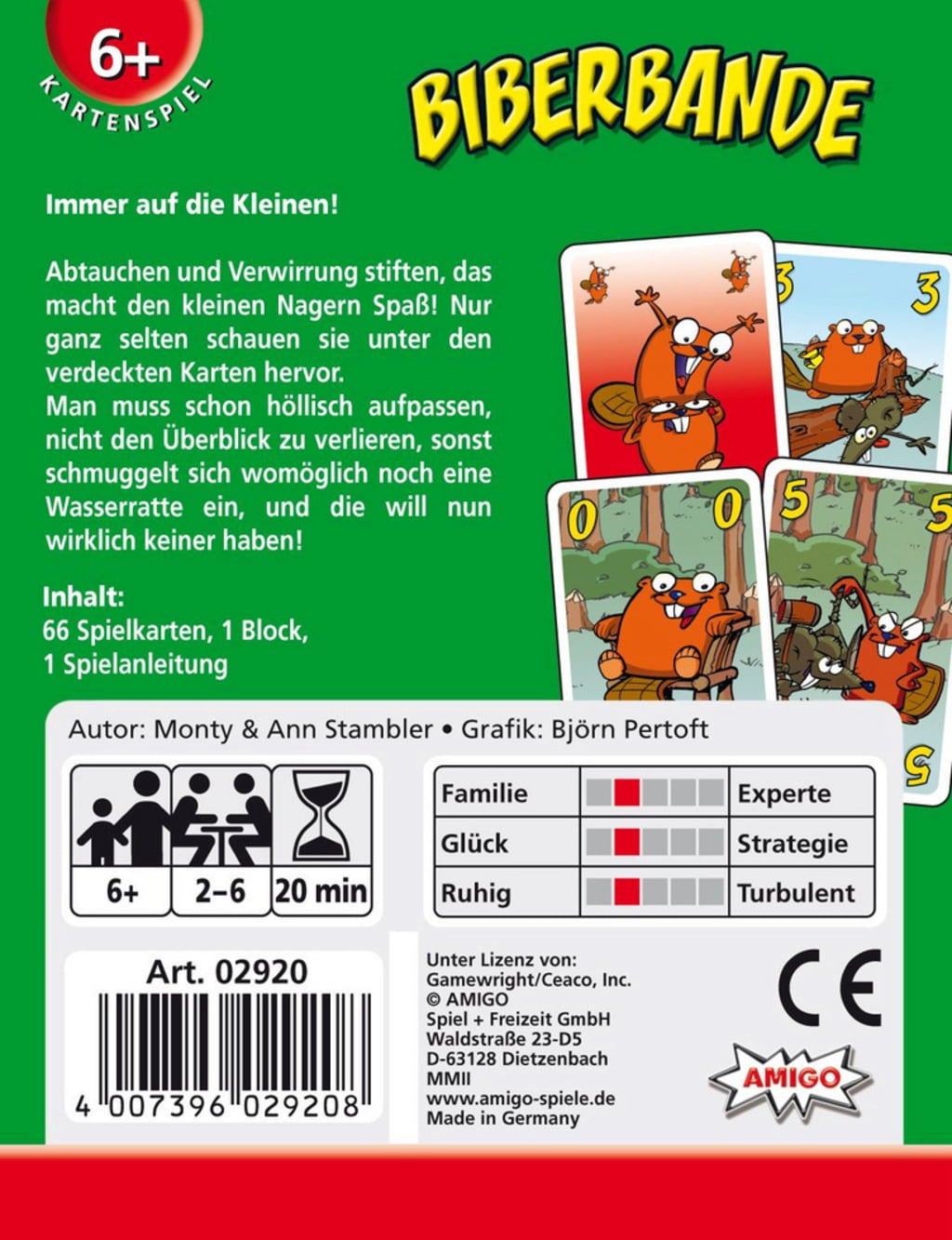Amigo Spiele Biberbande - 1 Stk