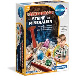 Clementoni Ausgrabungs-Set - Steine + Mineralien