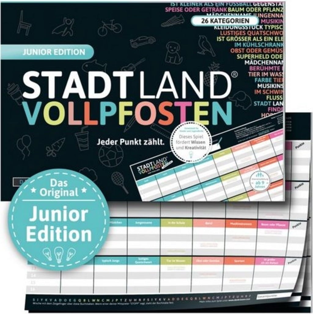 Stadt, Land, Vollpfosten - Junior Edition