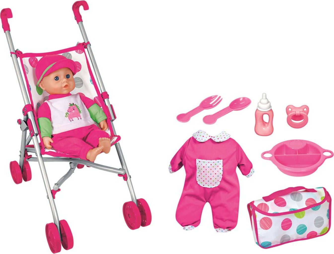 Toy Place Puppen-Buggy Set - 1 Stk