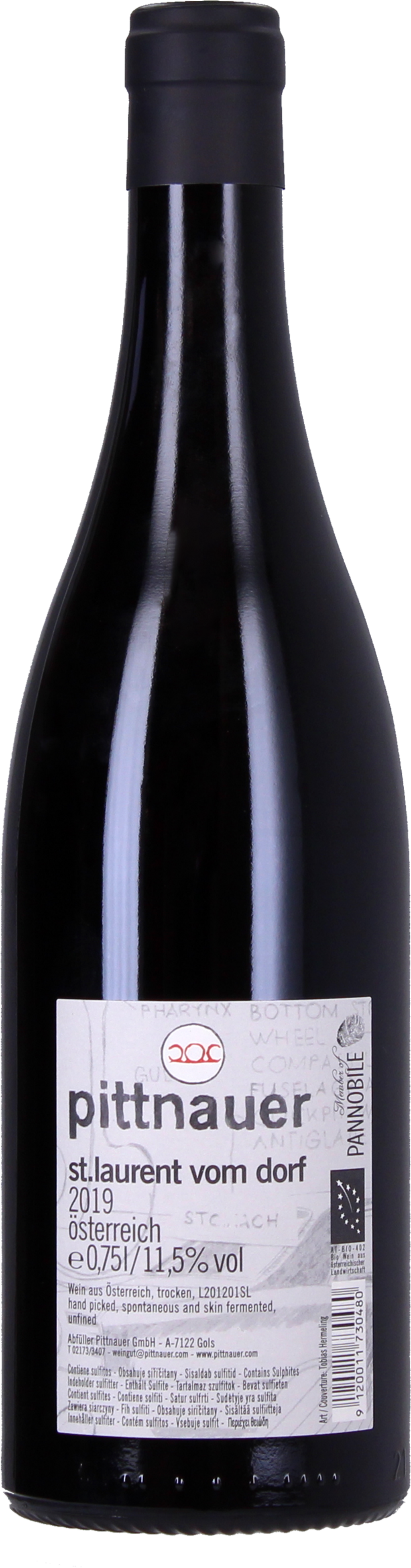 Weingut Gerhard Pittnauer St. Laurent vom Dorf 2020, Bio - 0,75 l