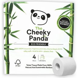 Cheeky Panda Toilettenpapier - 4 Rollen x 200 Blatt