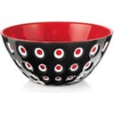 guzzini LE MURRINE Schüssel Ø20 cm - schwarz/weiß/rot