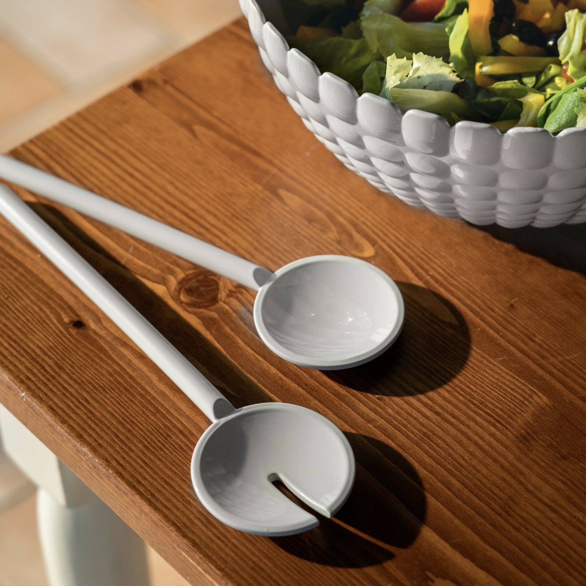 guzzini Salatbesteck Tiffany - weiß