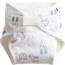 Vimse All-in-One Stoffwindel Newborn - White Teddy