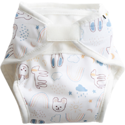 Vimse Windelüberhose Newborn - White Teddy